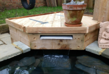 Bring Modern Elegance to Your Pond with a Stainless Steel Waterblade