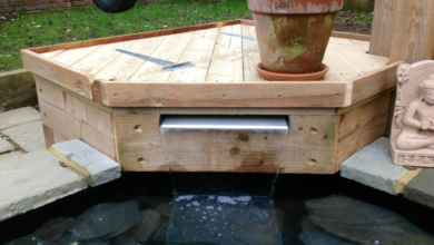 Bring Modern Elegance to Your Pond with a Stainless Steel Waterblade