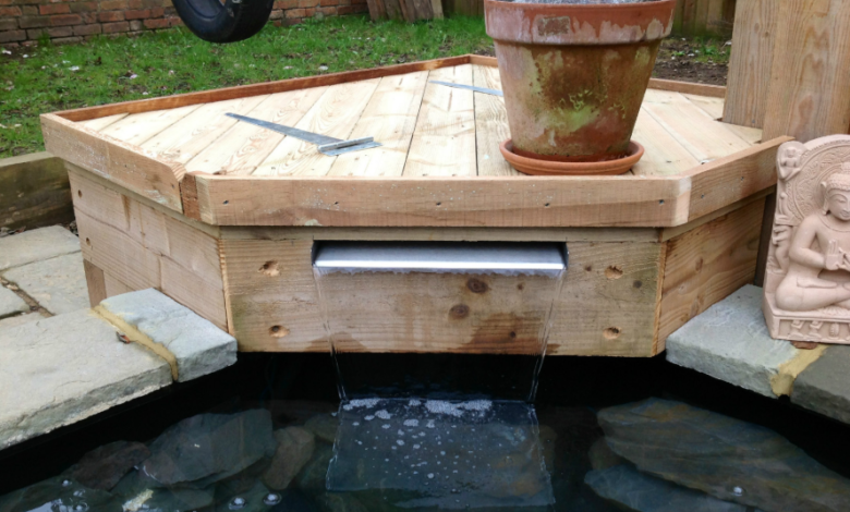Bring Modern Elegance to Your Pond with a Stainless Steel Waterblade