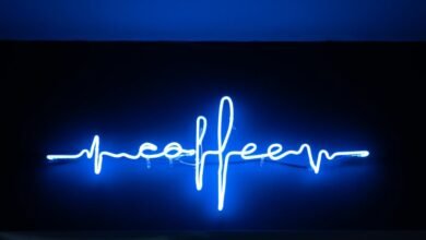 vibrant neon horizon pulse